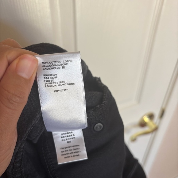 Men’s BDG Dad Slim Tapered Fit BLACK Denim Jeans Size 34x34 - Picture 9 of 9